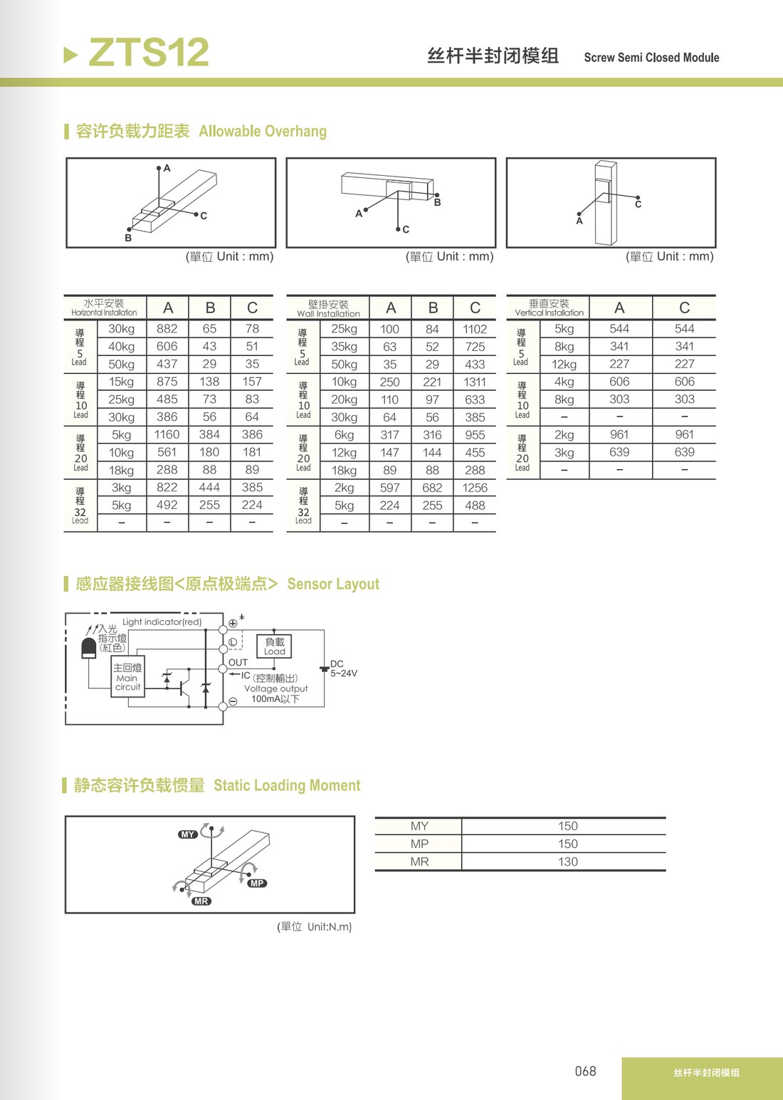 丝杆半封闭模组