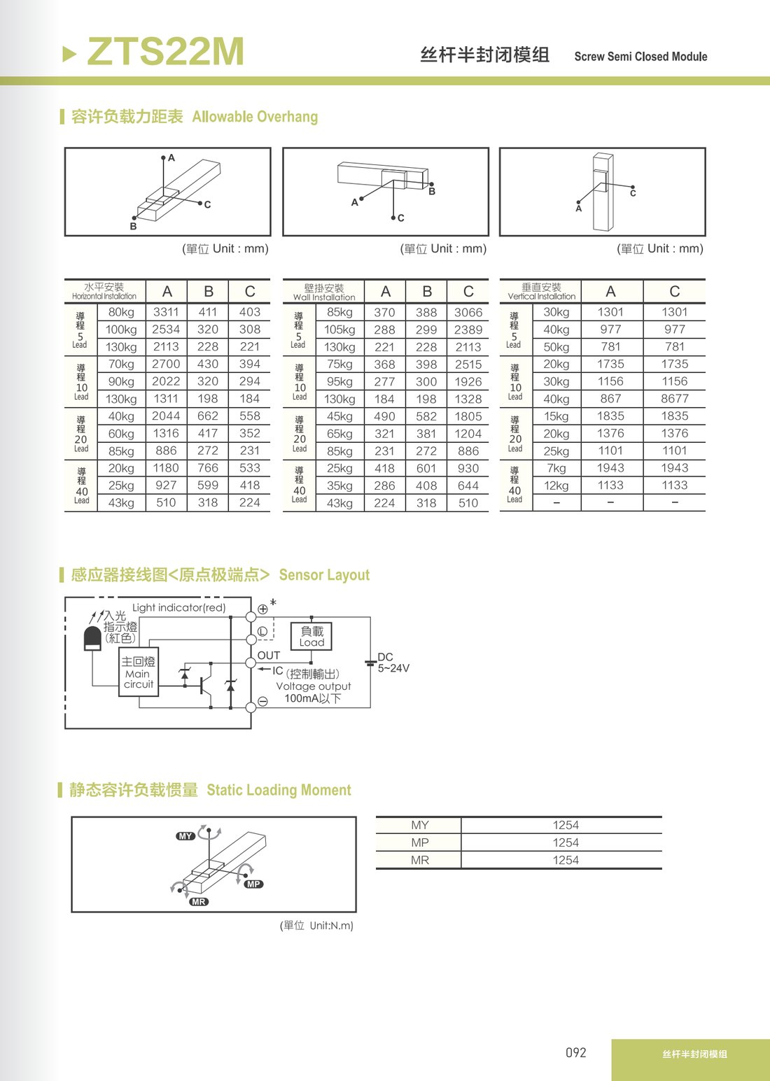 丝杆半封闭模组