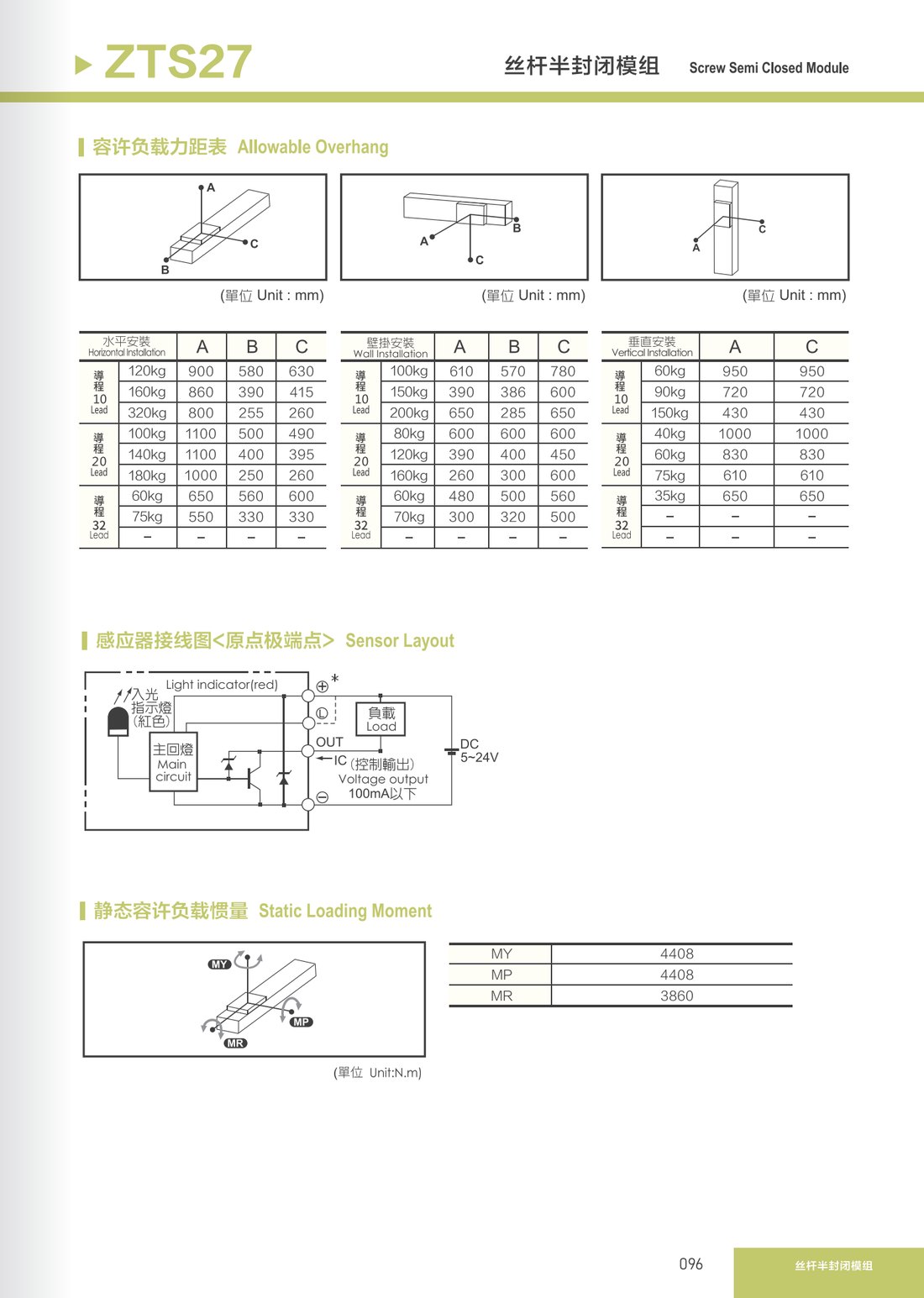 丝杆半封闭模组